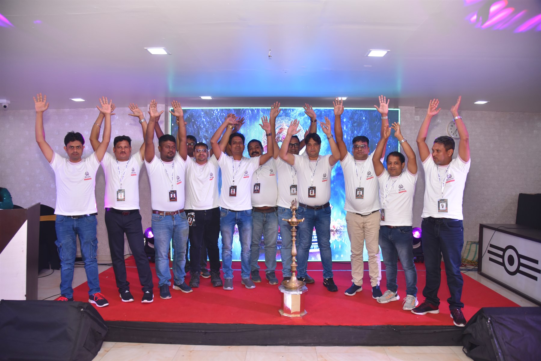 BITWA members standing together on stage